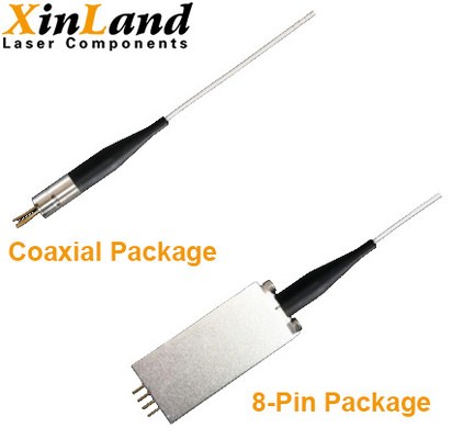 лазерный диод одиночного режима 405nm 15-80mW PMF соединенный волокном с пакетом PD ТЕХНИЧЕСКИМ опционным Coaxial/8-Pin