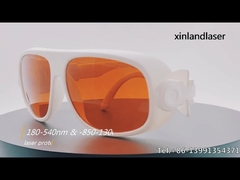 Защитные очки для лазера 190-540 нм и 850-1300OD6+