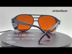 Защитные очки для лазера 190-540 нм и 850-1300OD6+