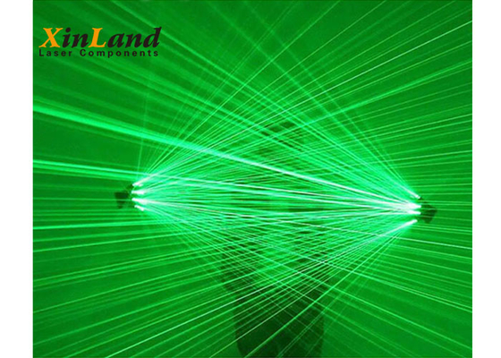Луч зеленого цвета дистанционного управления 532nm лазерных лучей партии диско перчаток клуба на открытом воздухе